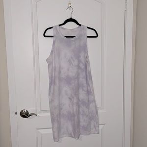 Tie dye tank dress